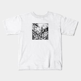 Hiker Man Kids T-Shirt